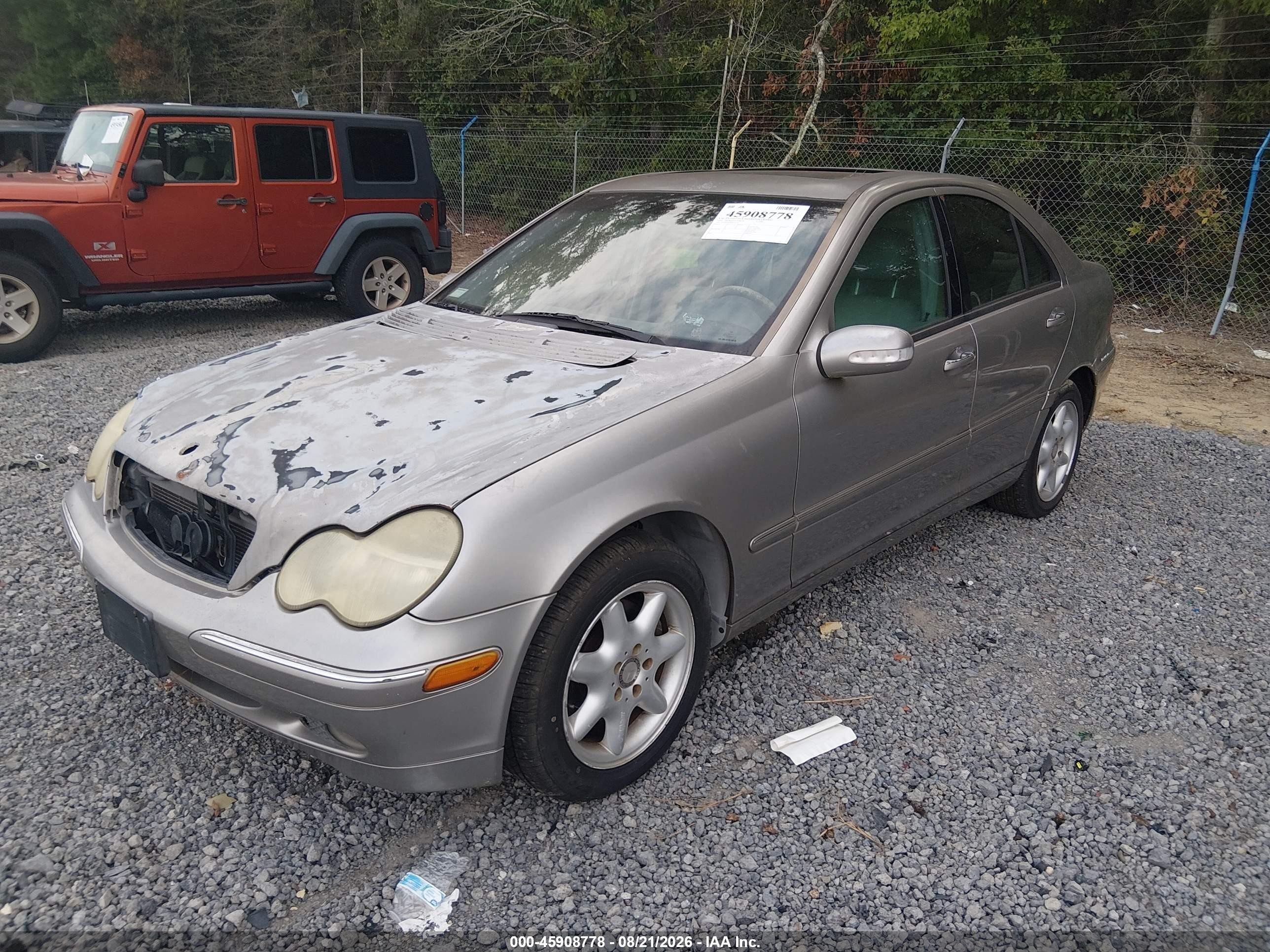 2003 Mercedes-benz C 320 Sport Gold vin: WDBRF64J03F338574