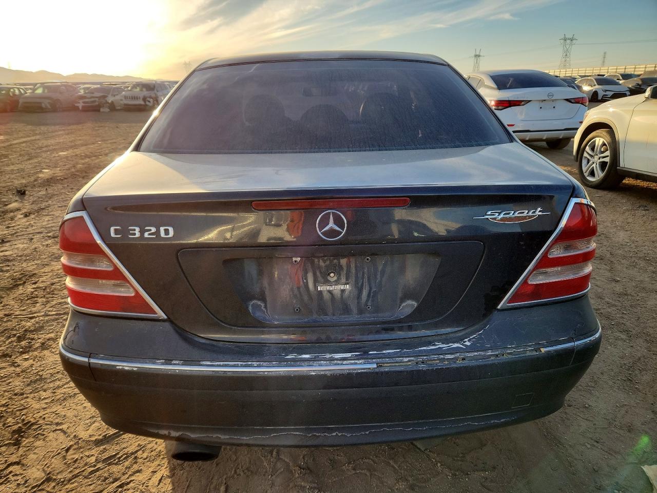 2004 Mercedes-benz C 320 Black vin: WDBRF64J04F519269