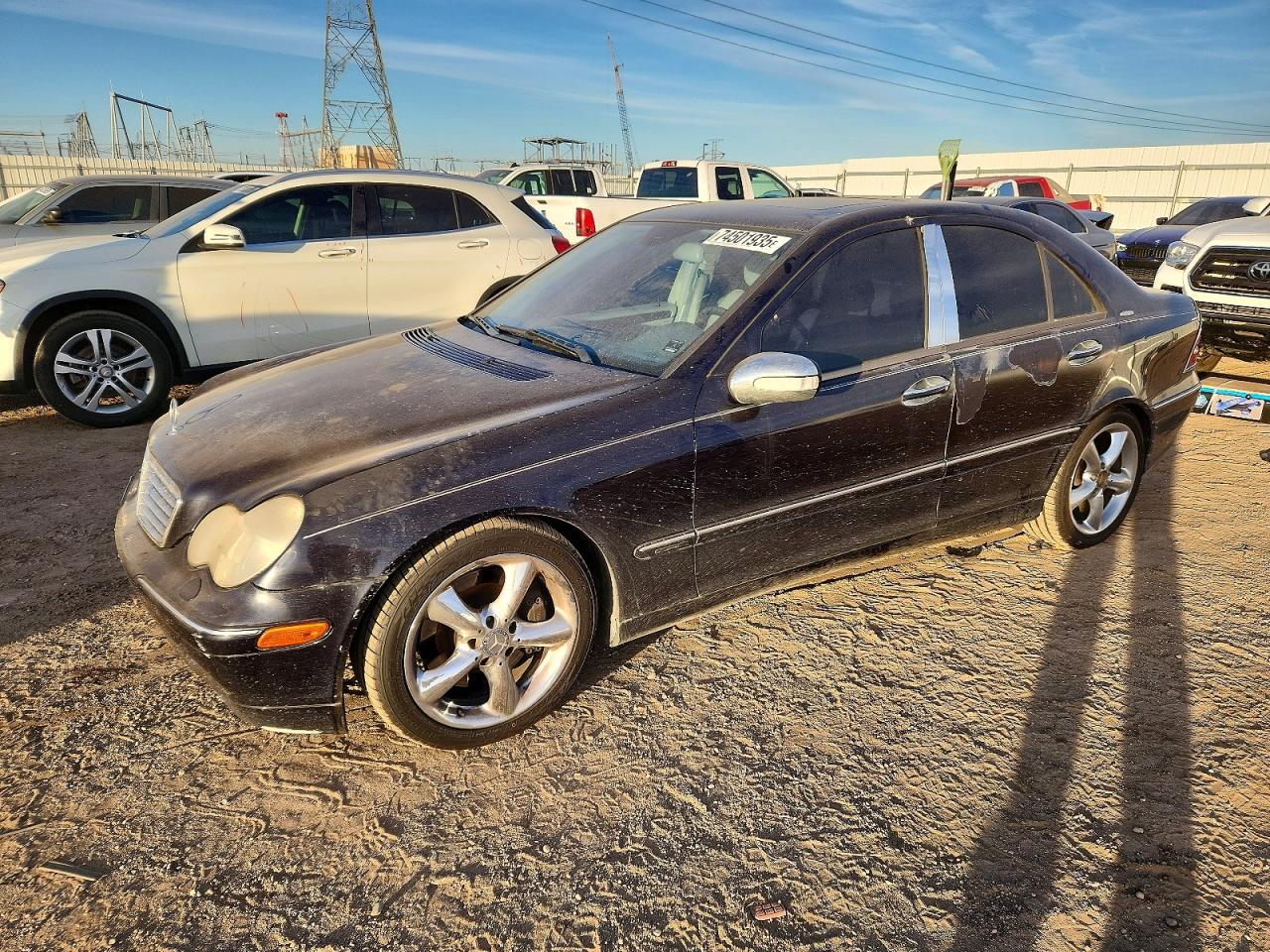 2004 Mercedes-benz C 320 Черный vin: WDBRF64J04F519269