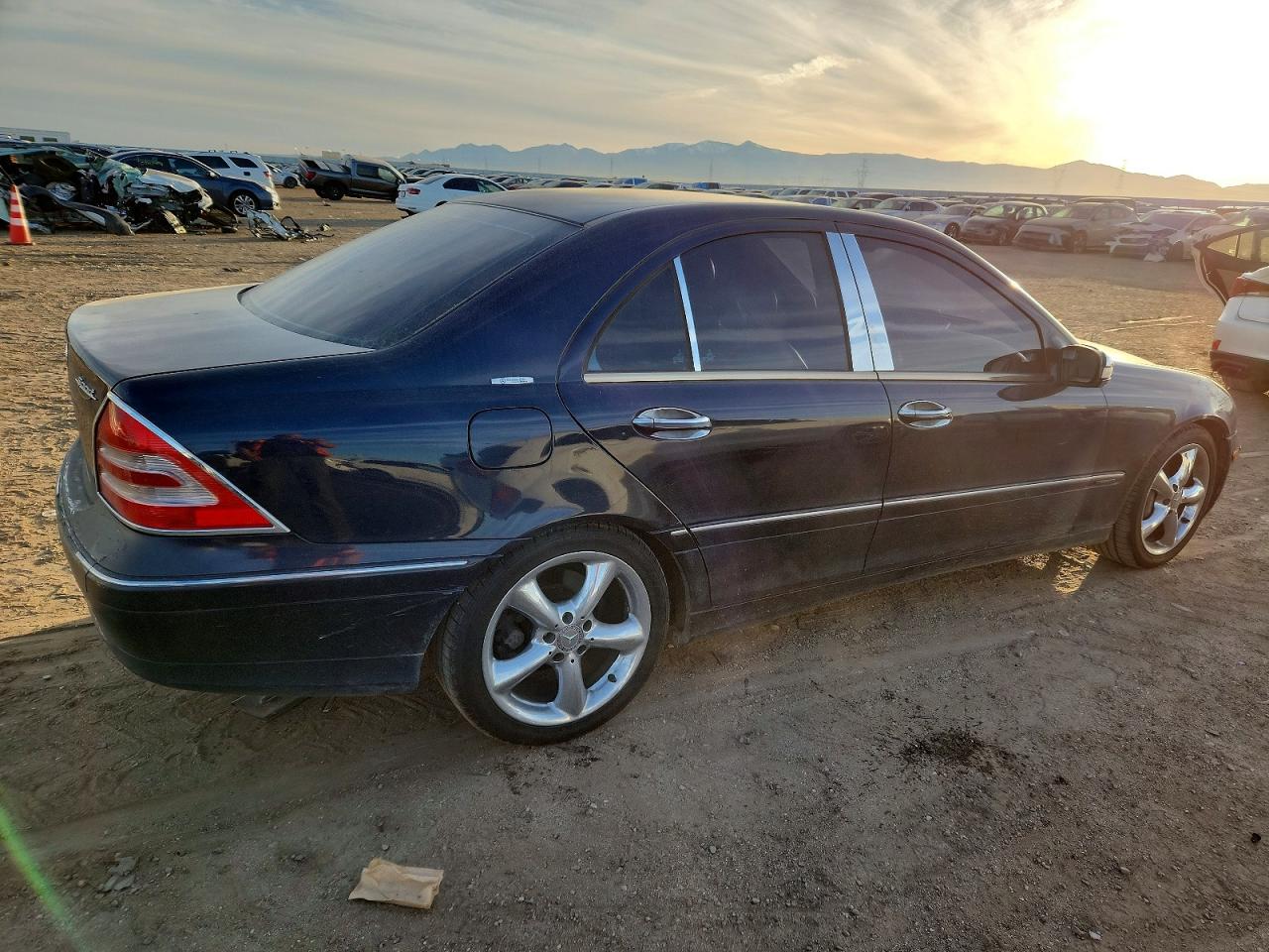 2004 Mercedes-benz C 320 Black vin: WDBRF64J04F519269