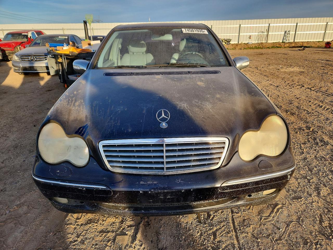 2004 Mercedes-benz C 320 Black vin: WDBRF64J04F519269