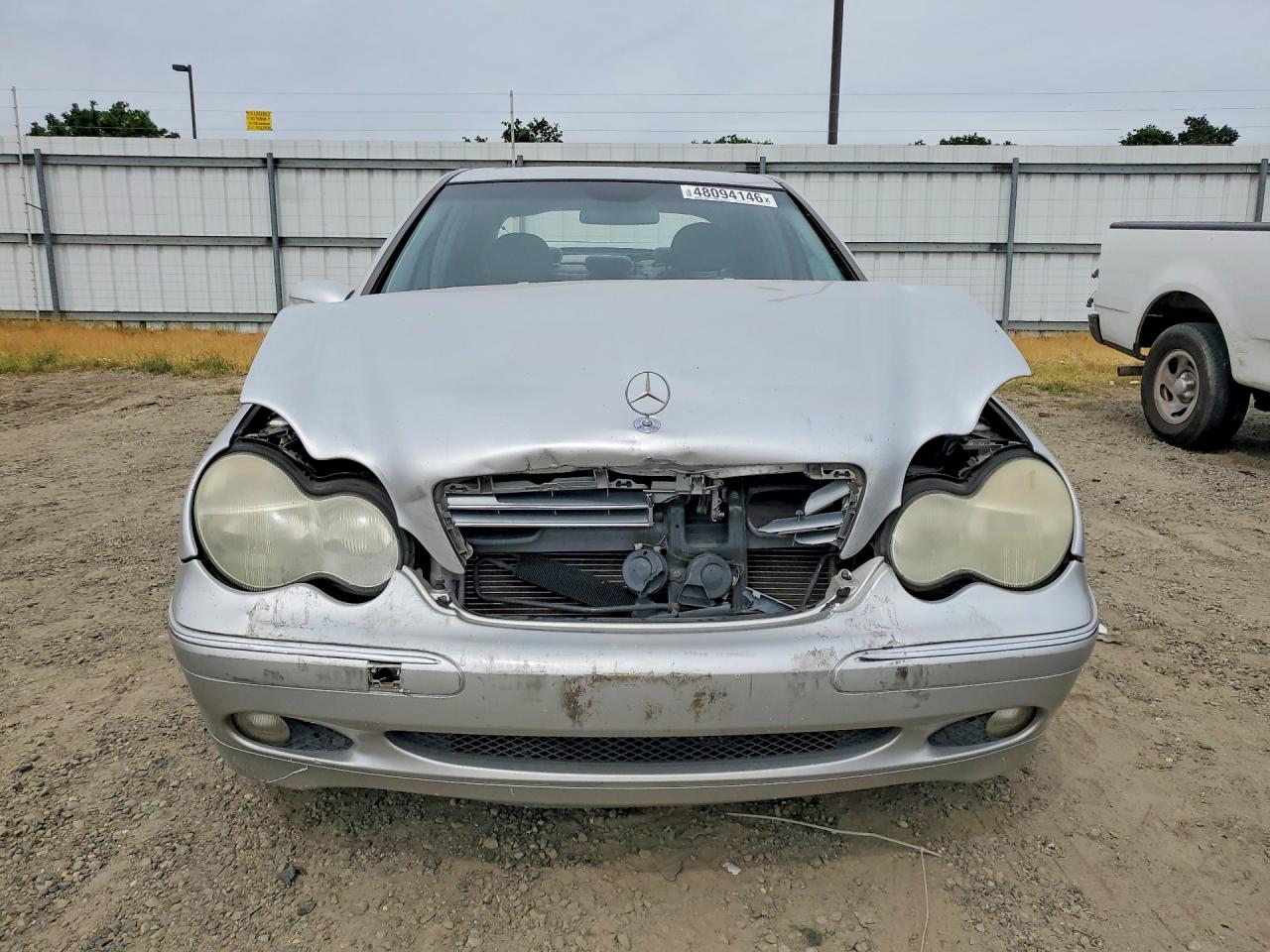2001 Mercedes-benz C 320 Silver vin: WDBRF64J11F046266