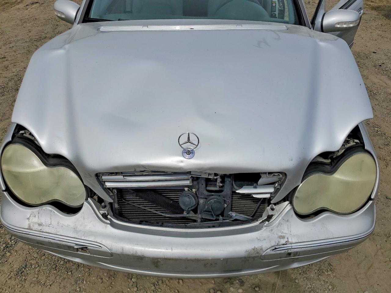 2001 Mercedes-benz C 320 Silver vin: WDBRF64J11F046266