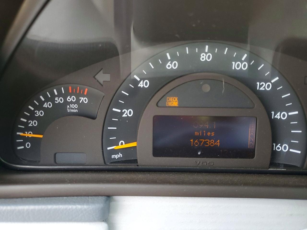 2001 Mercedes-benz C 320 Silver vin: WDBRF64J11F046266