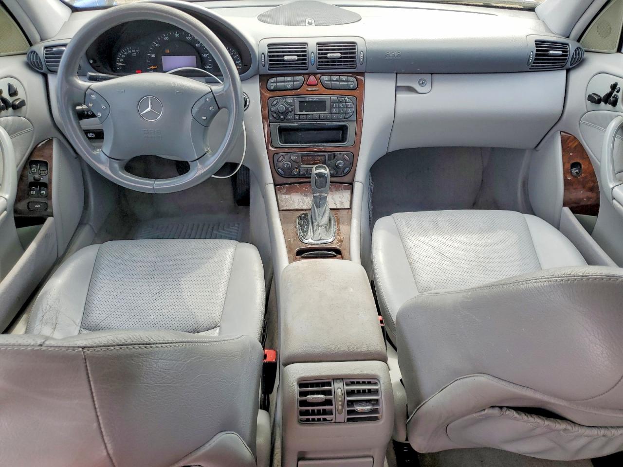 2001 Mercedes-benz C 320 Silver vin: WDBRF64J11F046266