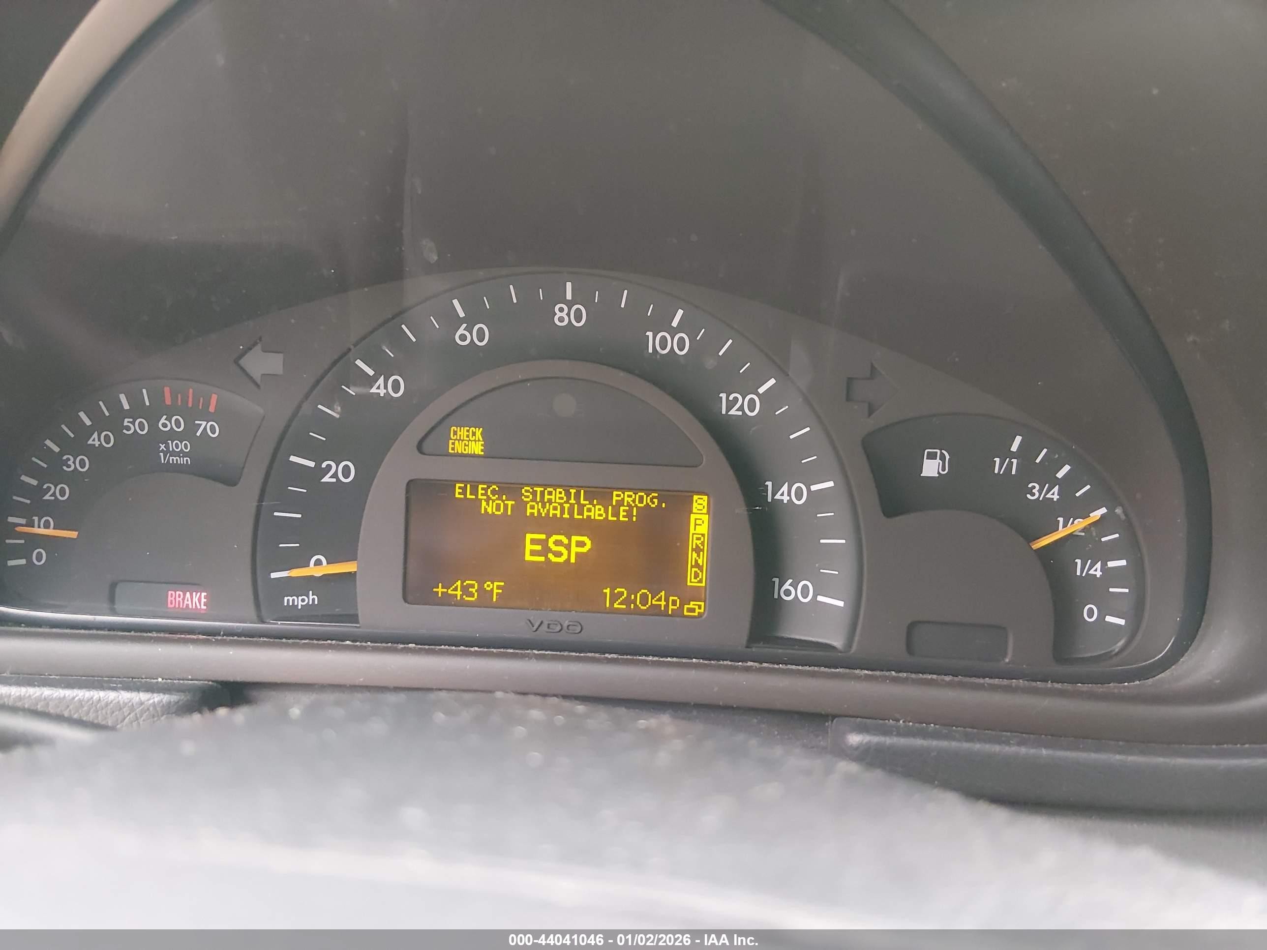 2001 Mercedes-benz C 320   Black vin: WDBRF64J11F080322