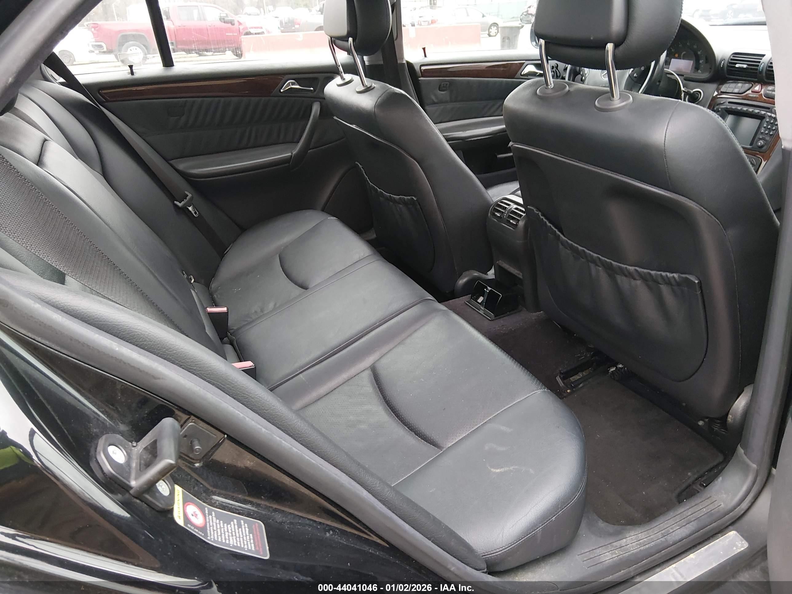 2001 Mercedes-benz C 320   Black vin: WDBRF64J11F080322