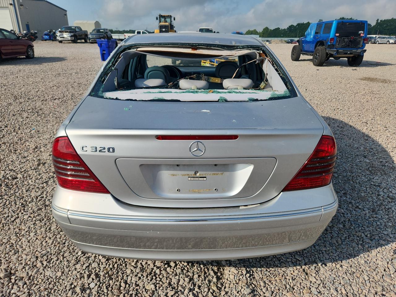 2002 Mercedes-benz C 320 Silver vin: WDBRF64J12E002047