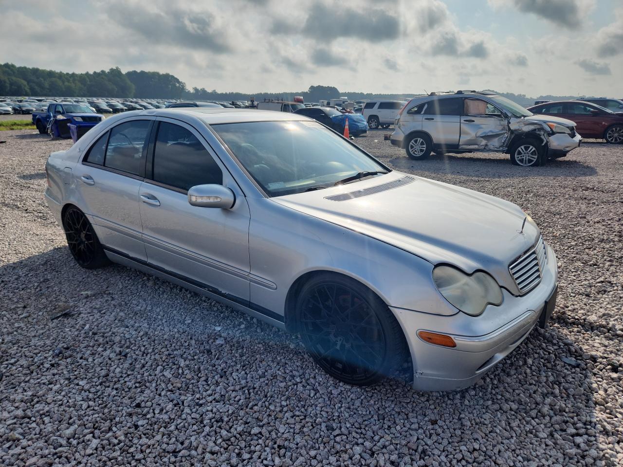 2002 Mercedes-benz C 320 Silver vin: WDBRF64J12E002047