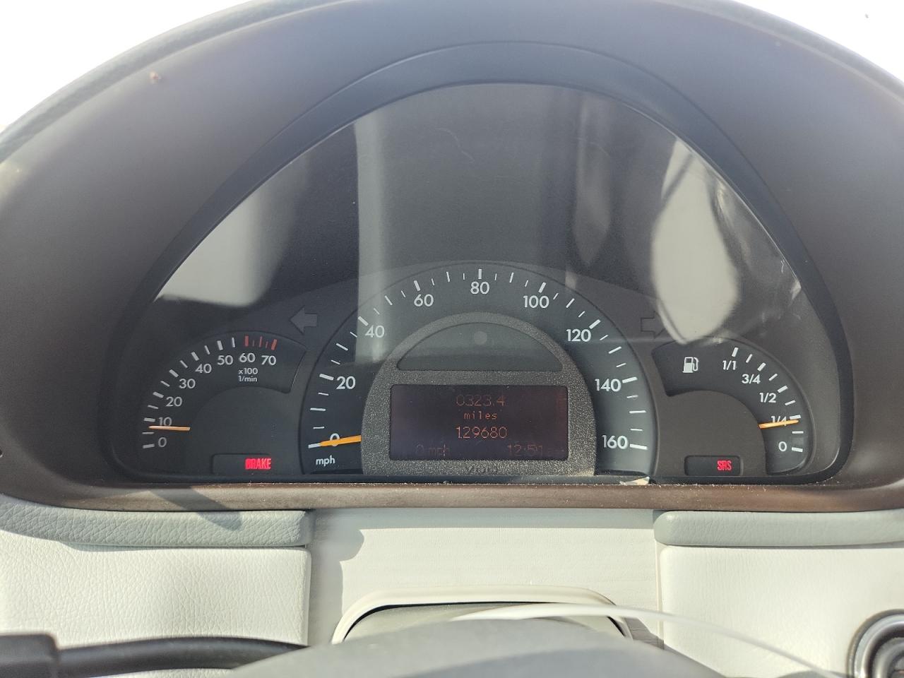 2002 Mercedes-benz C 320 Silver vin: WDBRF64J12E002047