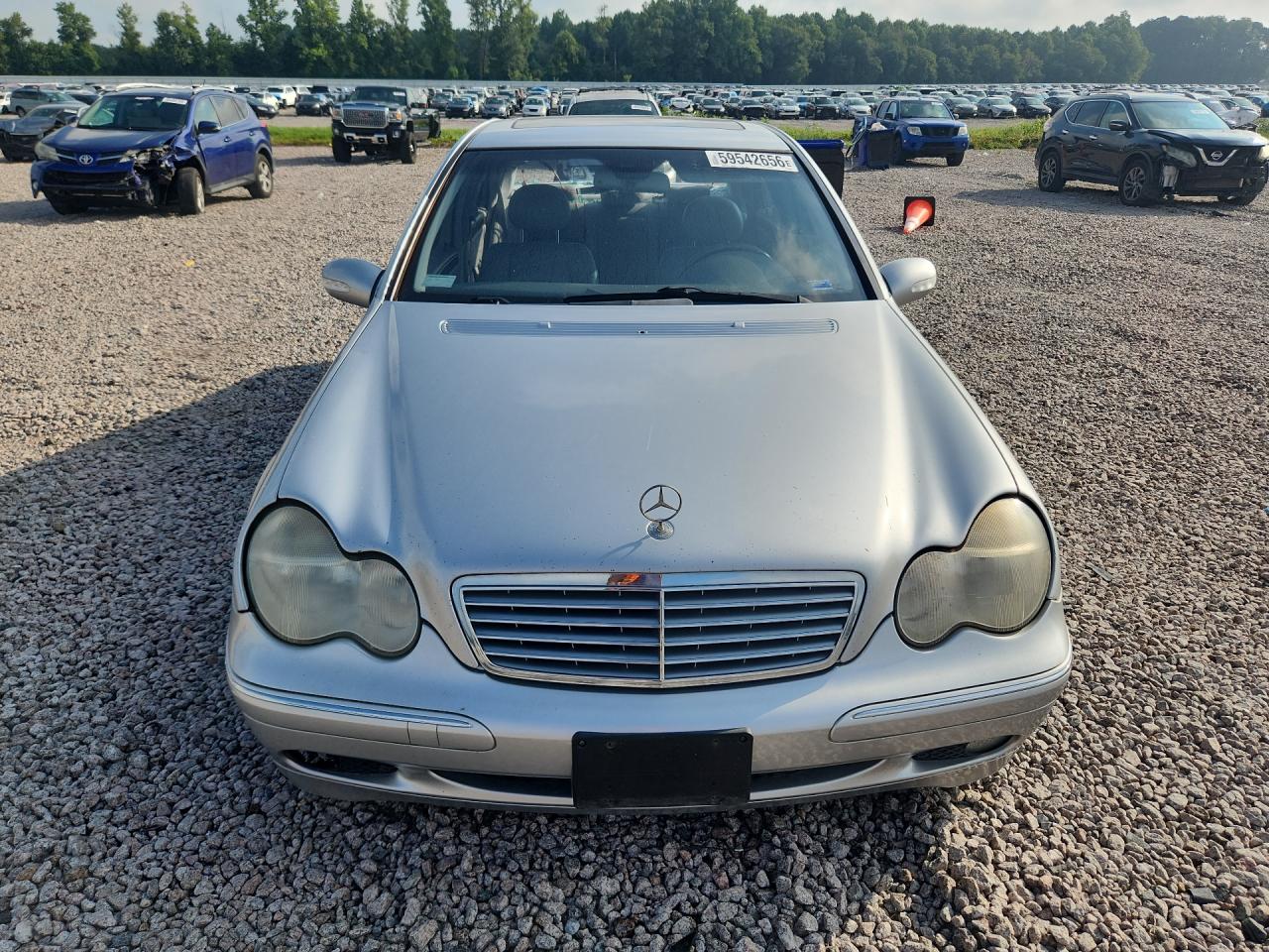 2002 Mercedes-benz C 320 Silver vin: WDBRF64J12E002047