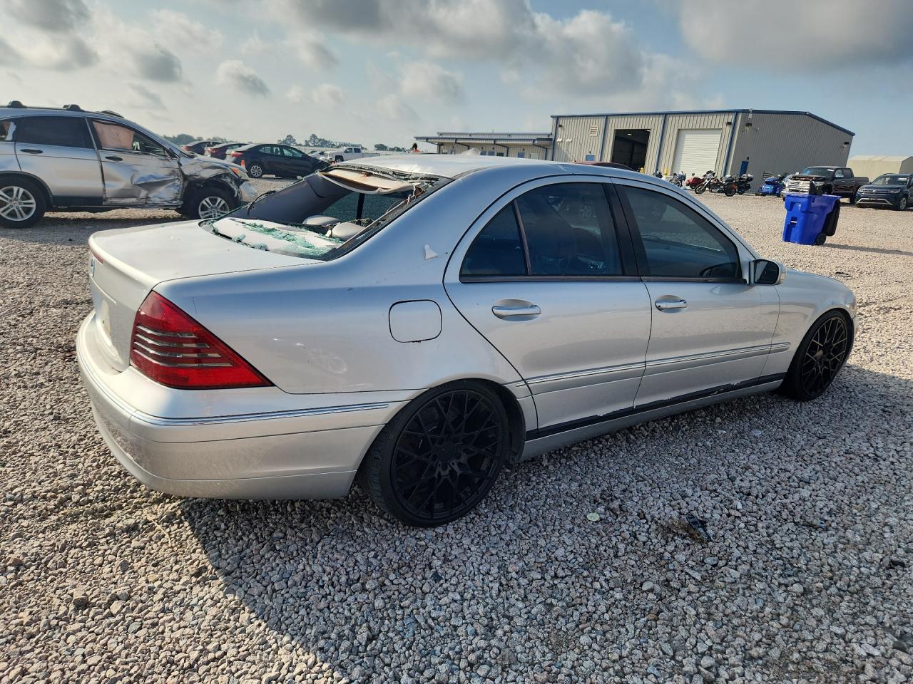 2002 Mercedes-benz C 320 Silver vin: WDBRF64J12E002047