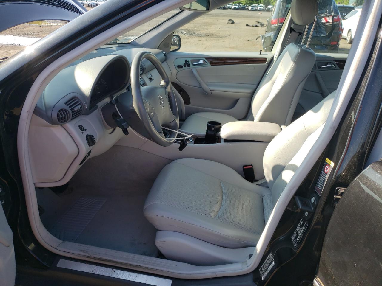 2003 Mercedes-benz C 320 Black vin: WDBRF64J13F309827