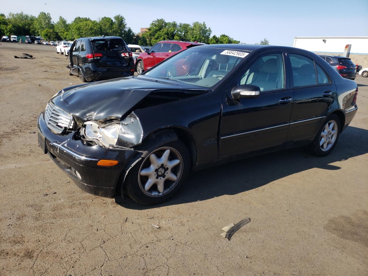 2003 Mercedes-benz C 320 Black vin: WDBRF64J13F309827