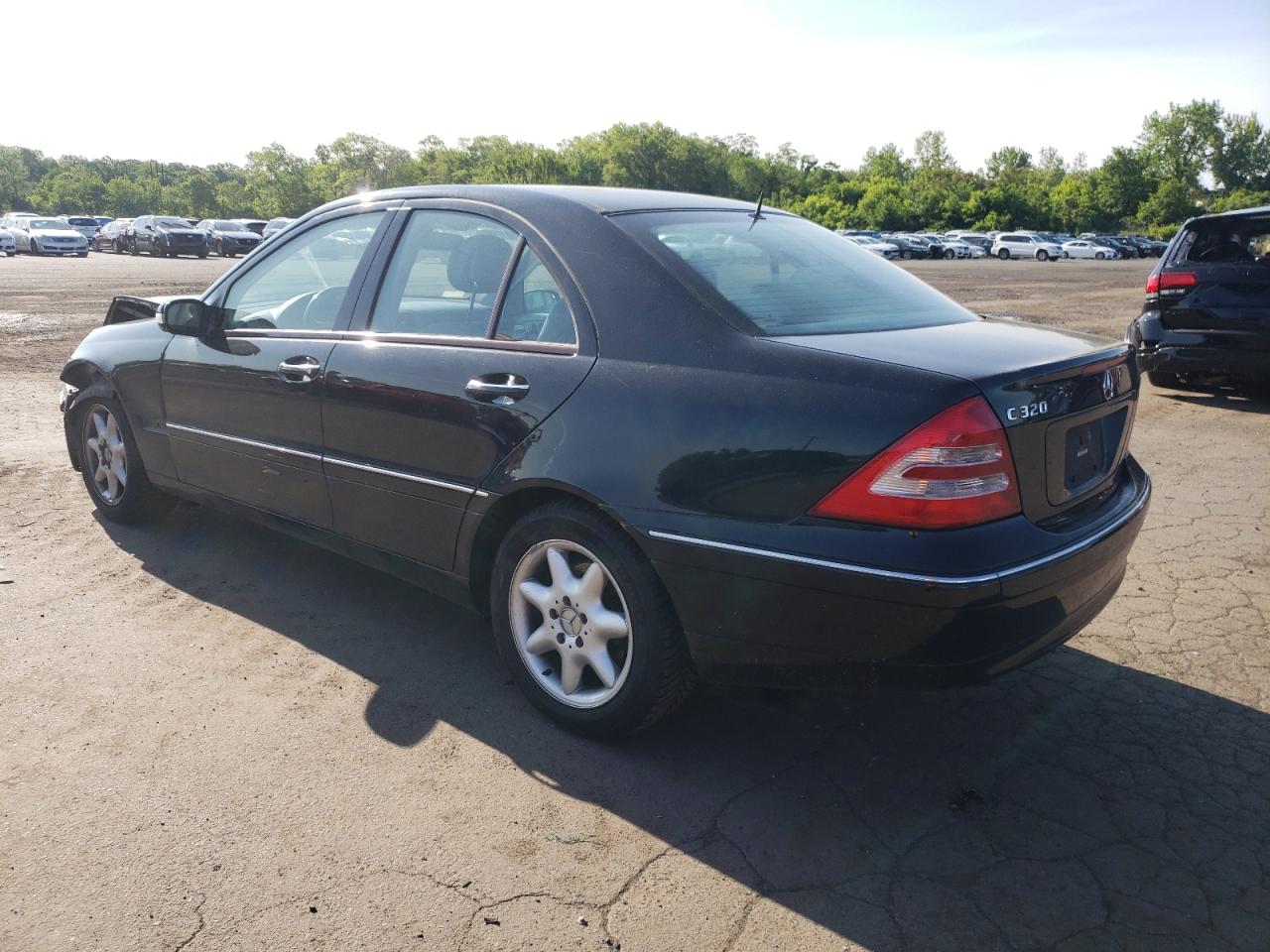 2003 Mercedes-benz C 320 Black vin: WDBRF64J13F309827