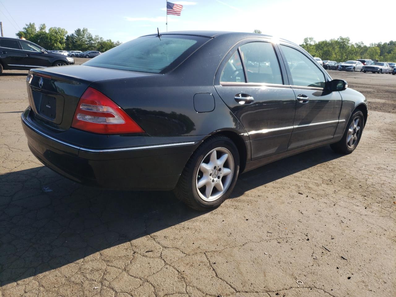 2003 Mercedes-benz C 320 Black vin: WDBRF64J13F309827