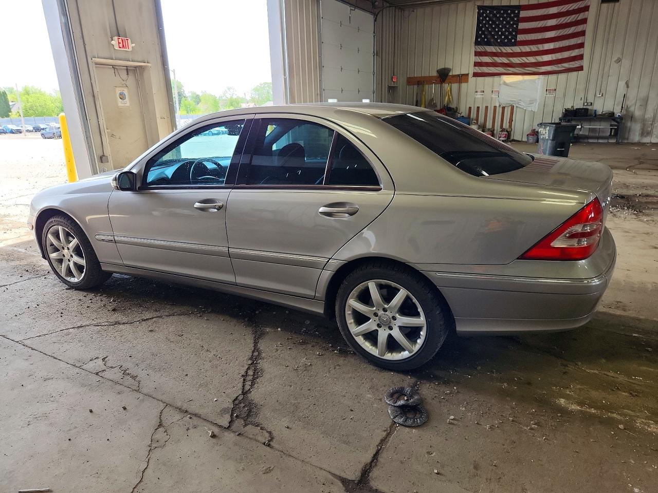 2003 Mercedes-benz C 320 Silver vin: WDBRF64J13F426503