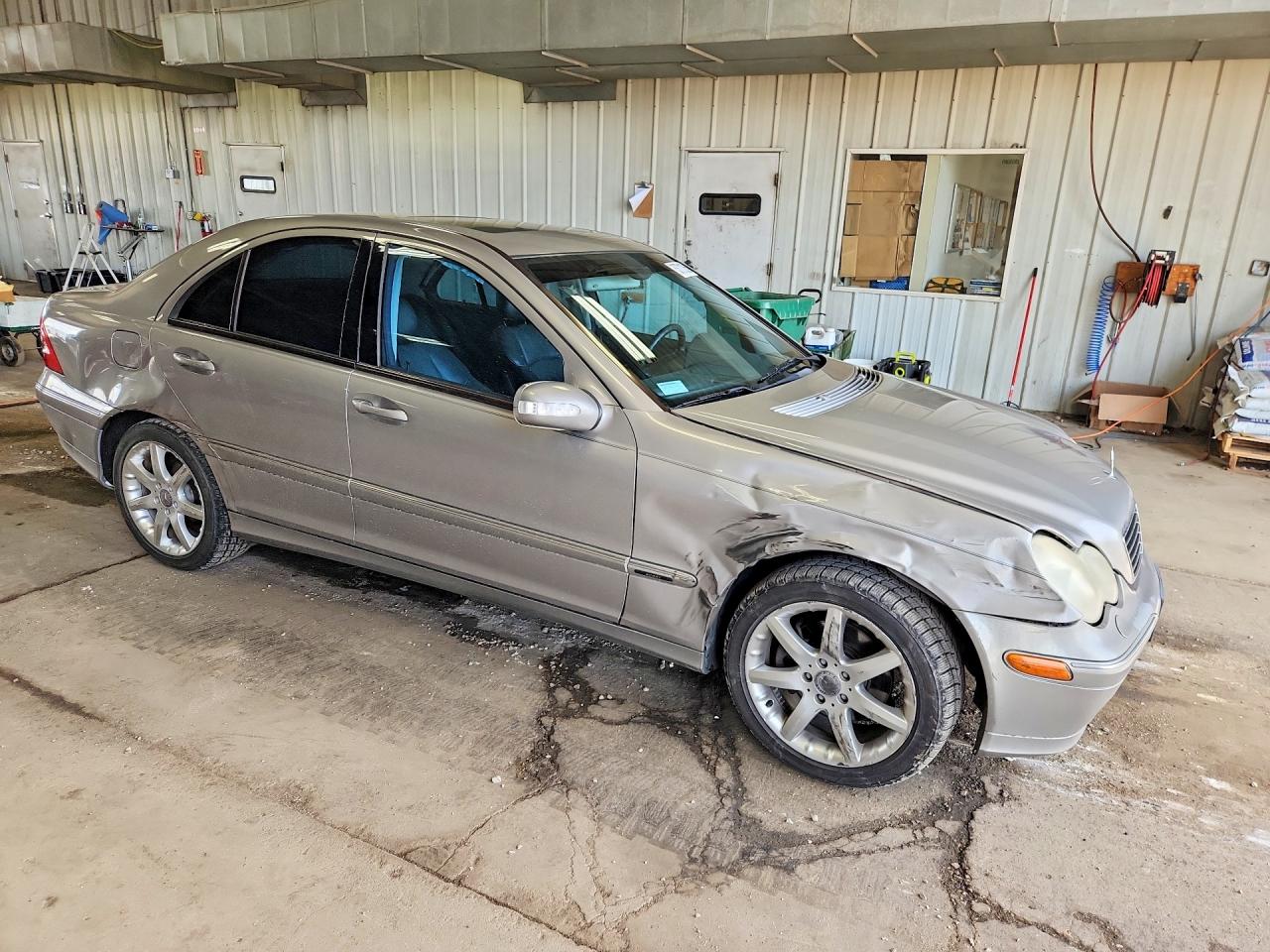2003 Mercedes-benz C 320 Silver vin: WDBRF64J13F426503