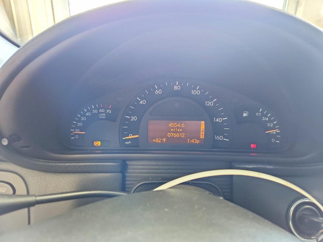 2003 Mercedes-benz C 320 Silver vin: WDBRF64J13F426503
