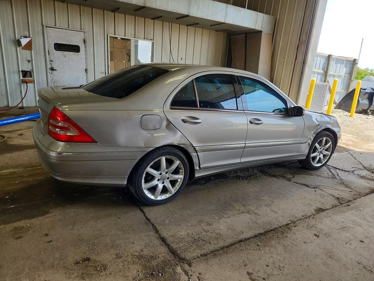 2003 Mercedes-benz C 320 Silver vin: WDBRF64J13F426503