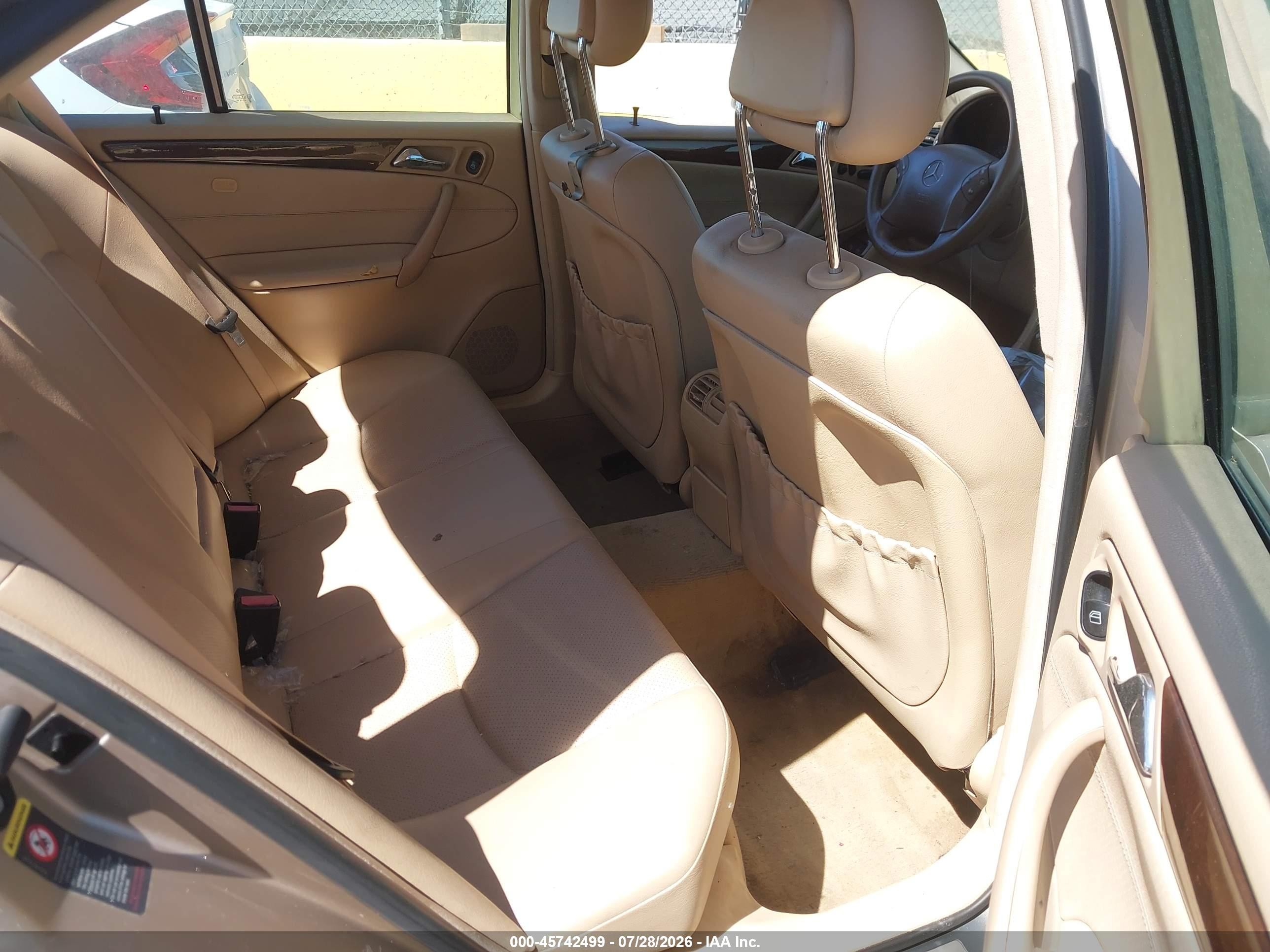2001 Mercedes-benz C 320 Gold vin: WDBRF64J21F072990