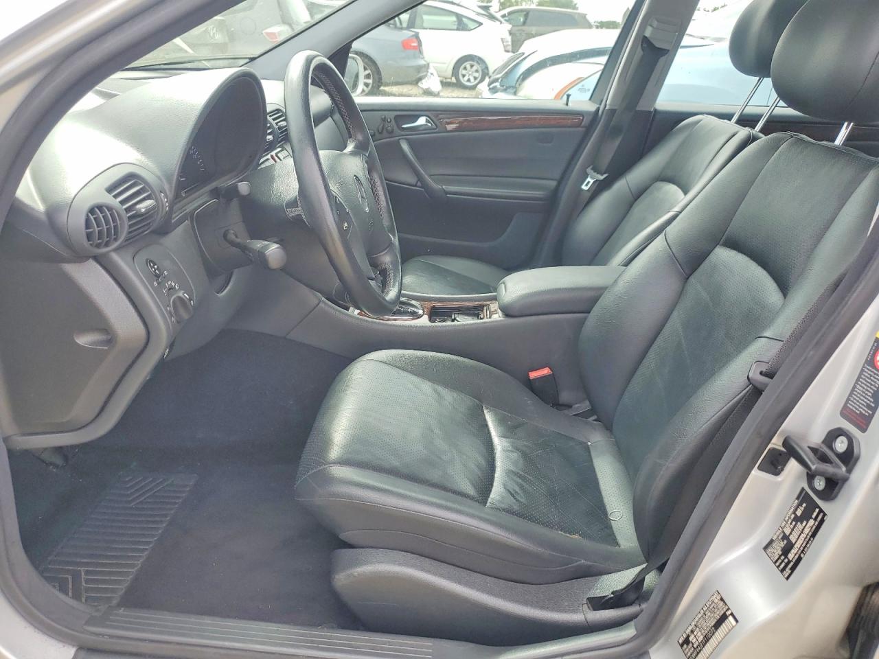 2001 Mercedes-benz C 320 Silver vin: WDBRF64J21F110072
