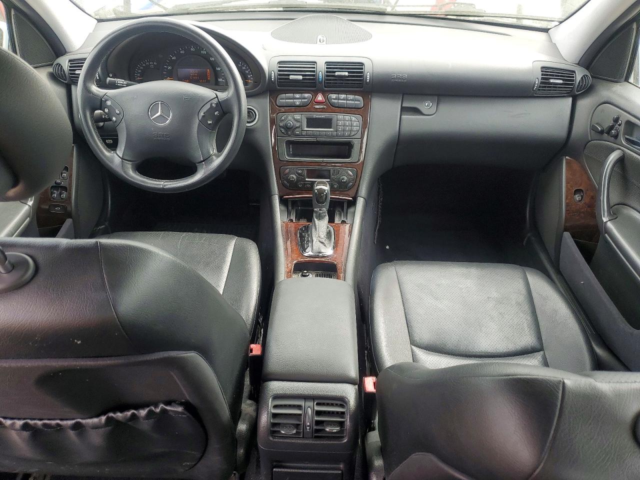 2001 Mercedes-benz C 320 Silver vin: WDBRF64J21F110072