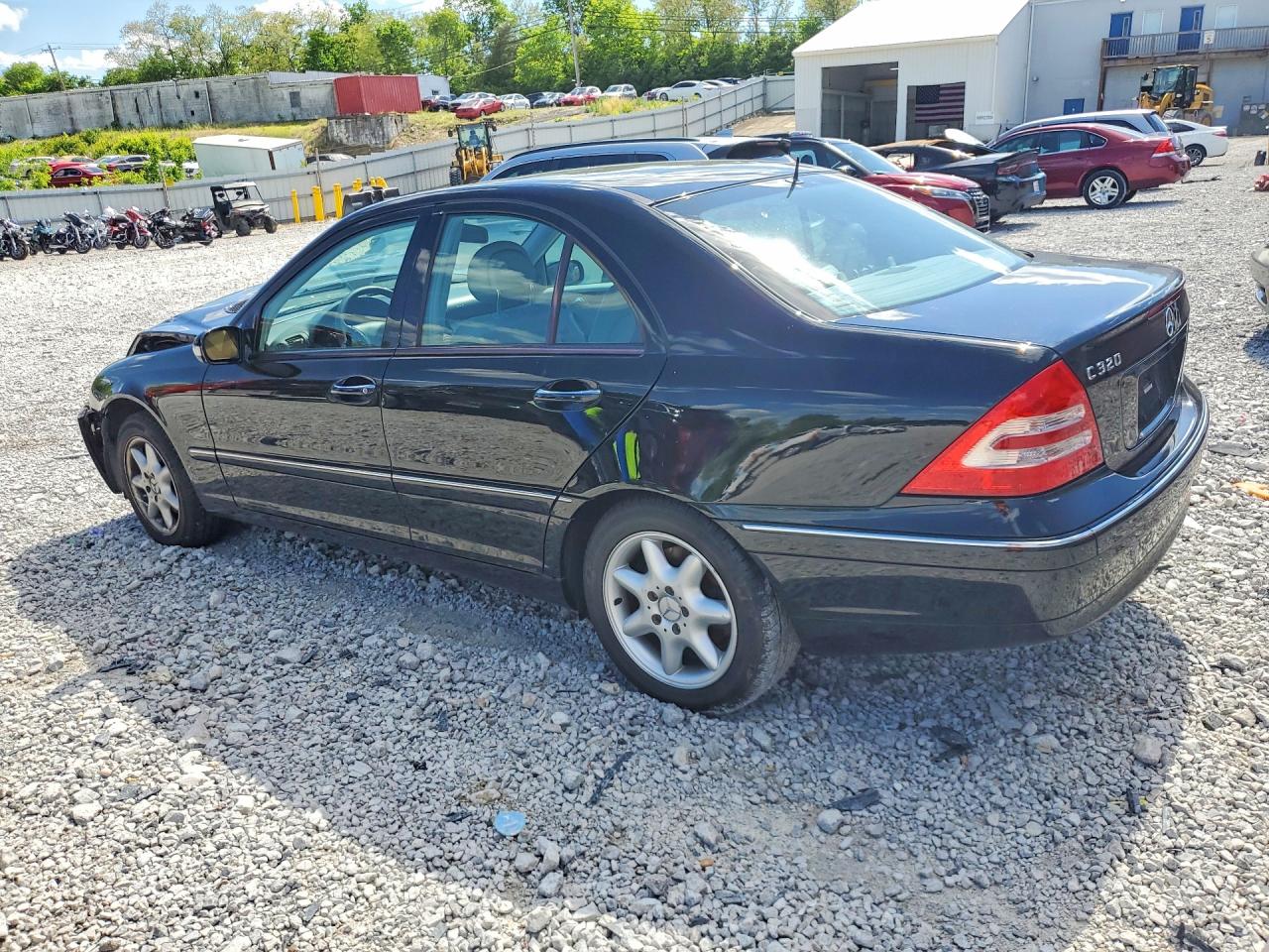 2002 Mercedes-benz C 320 Черный vin: WDBRF64J22F219973