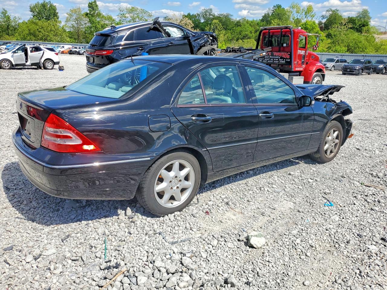 2002 Mercedes-benz C 320 Черный vin: WDBRF64J22F219973