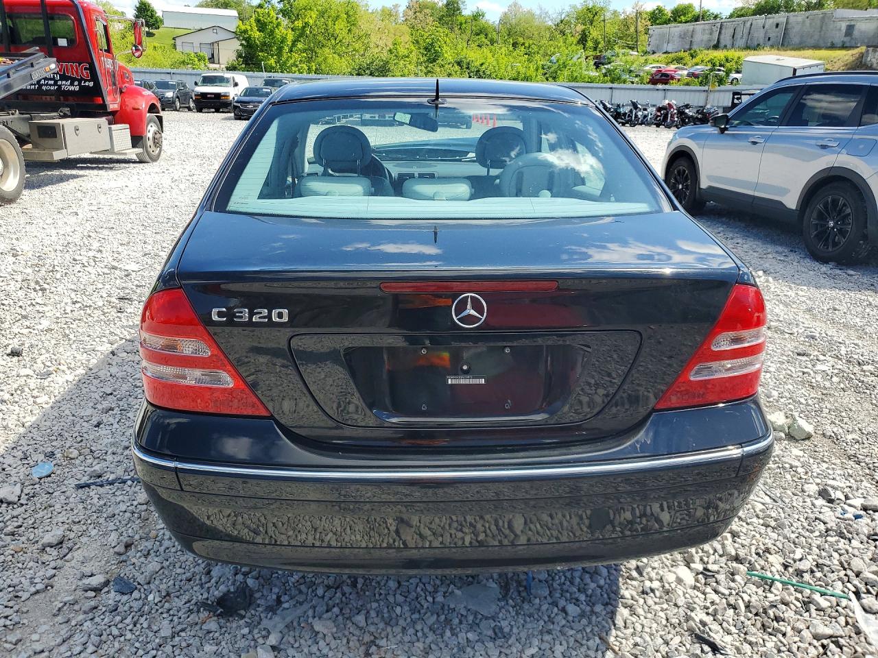 2002 Mercedes-benz C 320 Черный vin: WDBRF64J22F219973