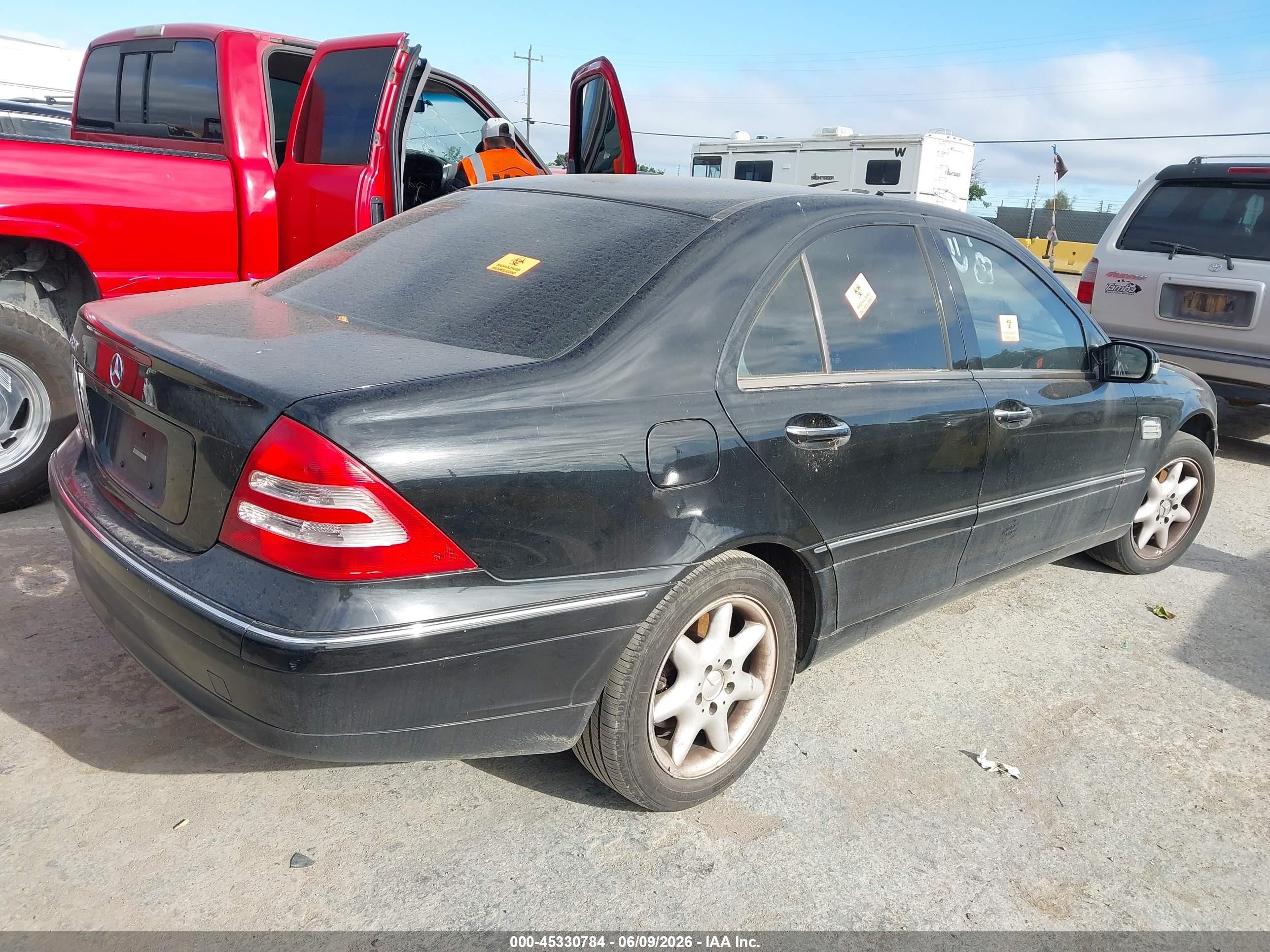 2003 Mercedes-benz C 320 Sport Черный vin: WDBRF64J23F361659