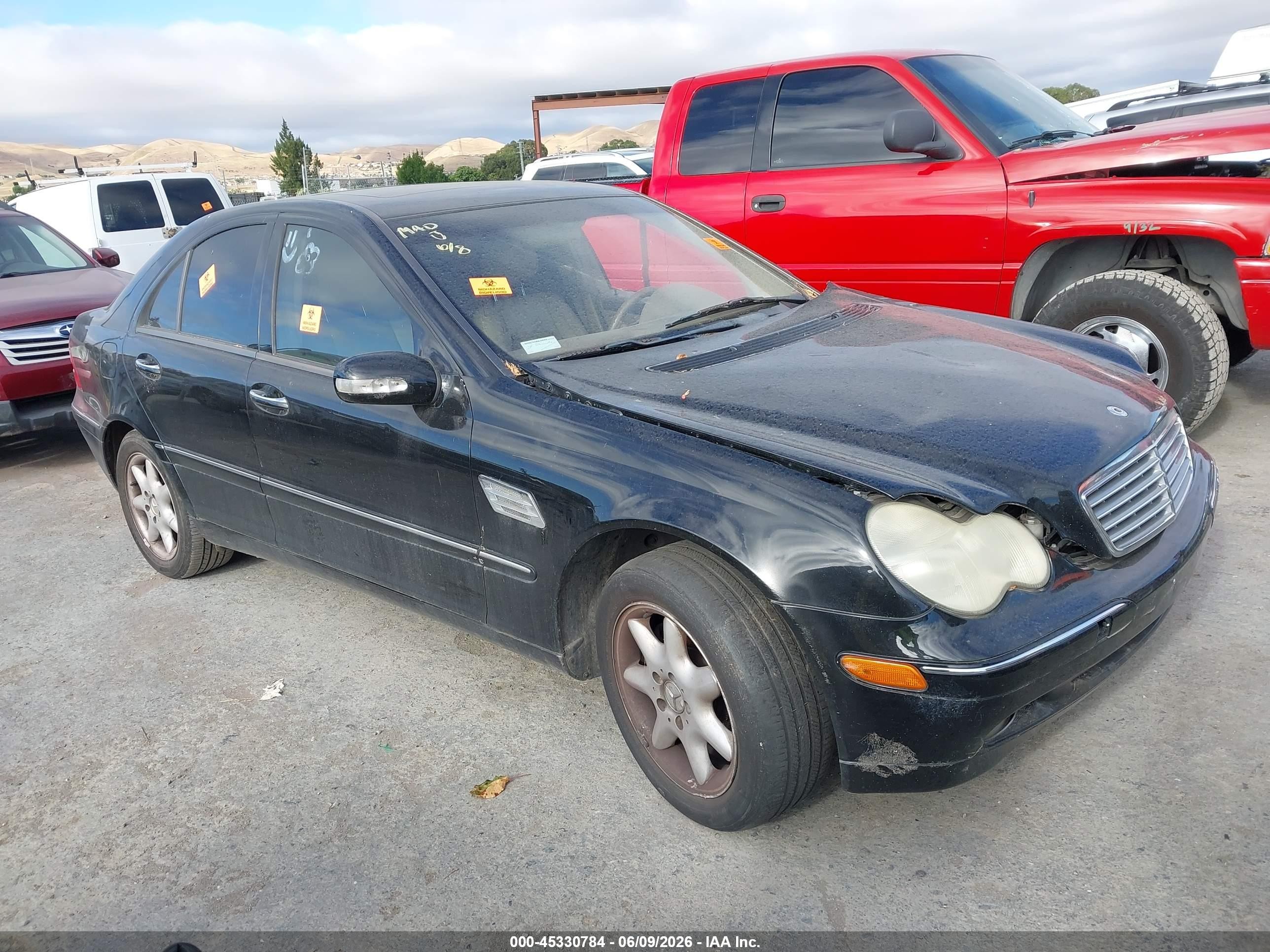 2003 Mercedes-benz C 320 Sport Черный vin: WDBRF64J23F361659