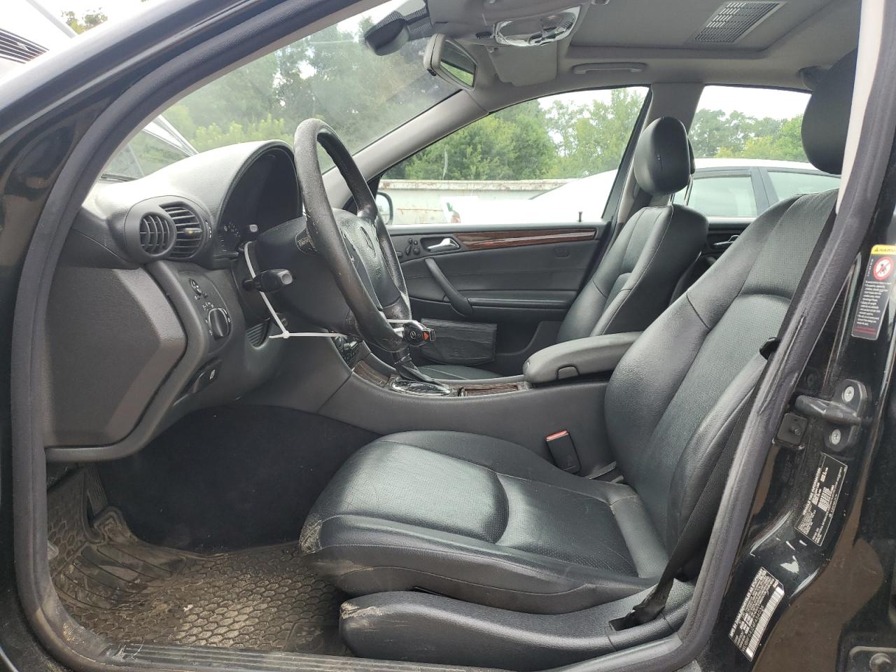 2004 Mercedes-benz C 320 Черный vin: WDBRF64J24F454036