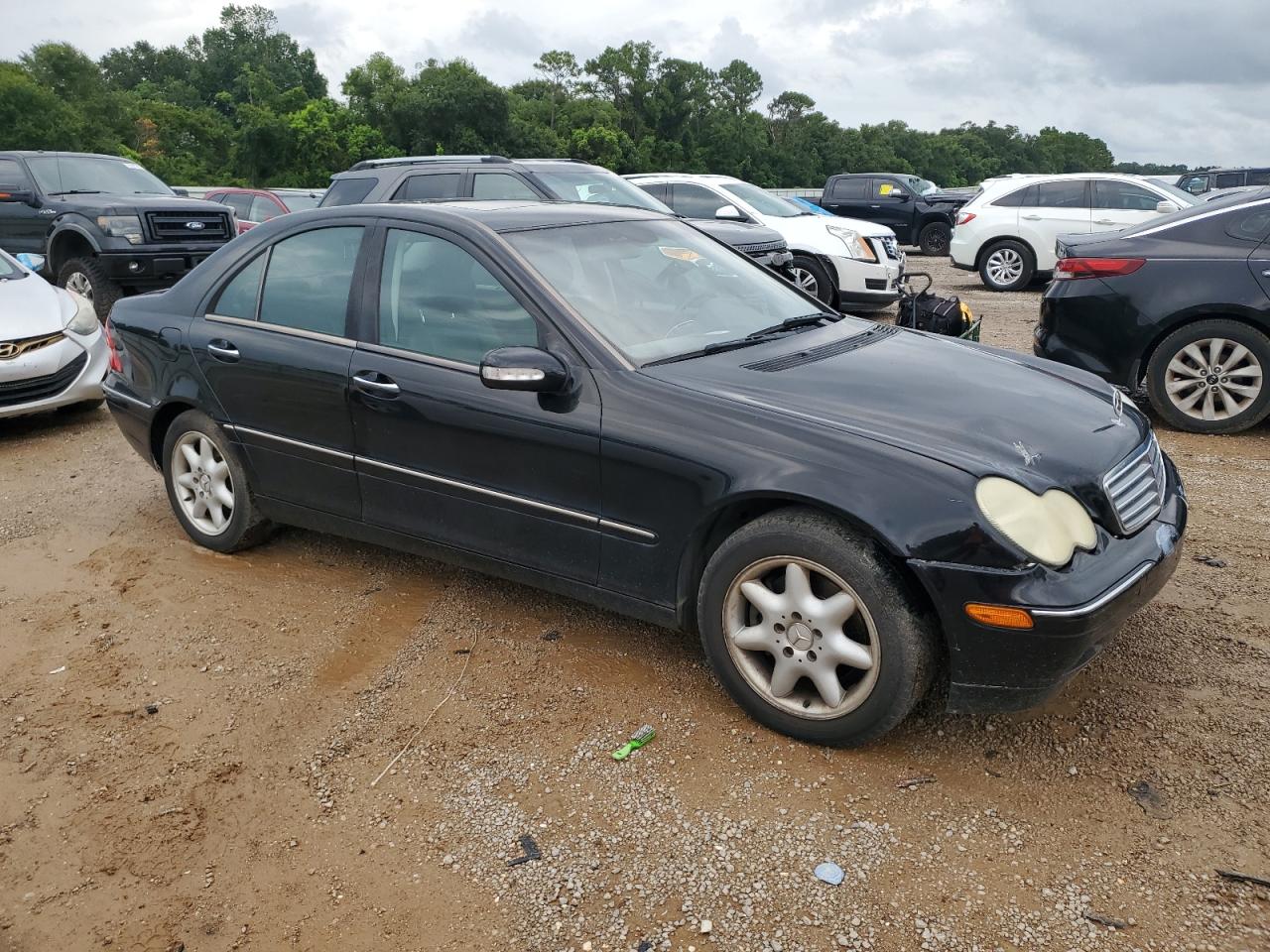 2004 Mercedes-benz C 320 Черный vin: WDBRF64J24F454036