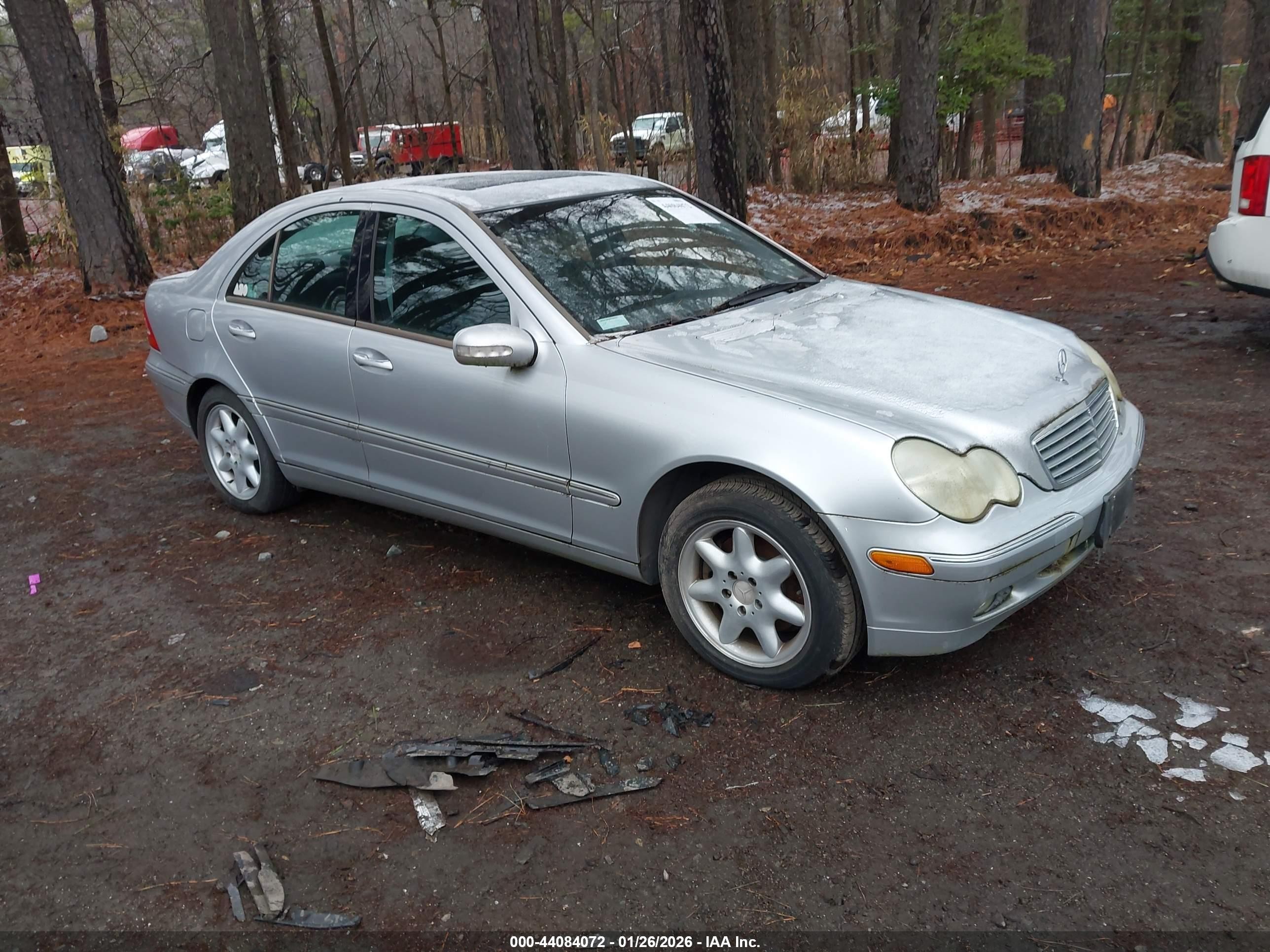 2001 Mercedes-benz C 320   Silver vin: WDBRF64J31F035348
