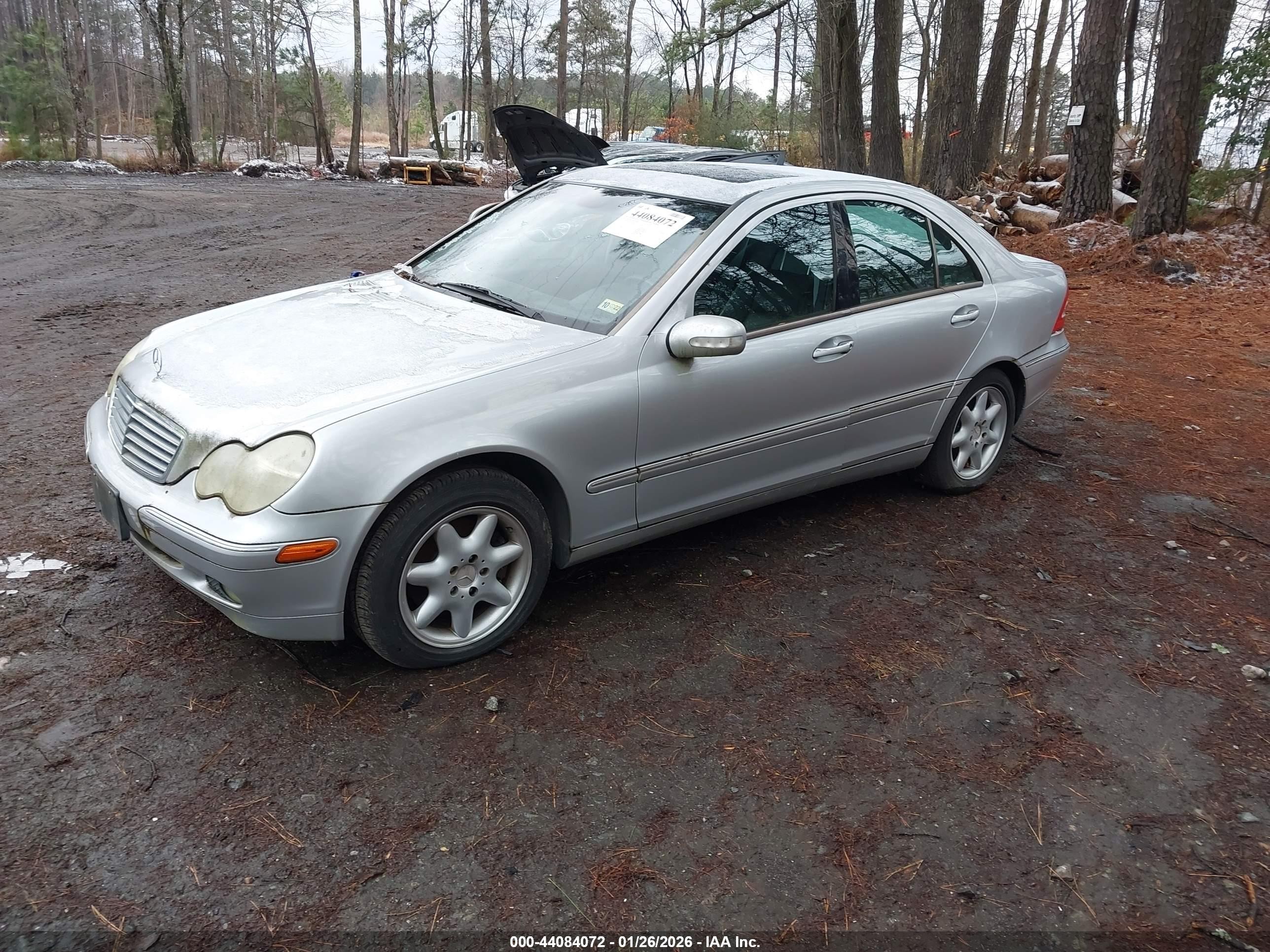 2001 Mercedes-benz C 320   Silver vin: WDBRF64J31F035348