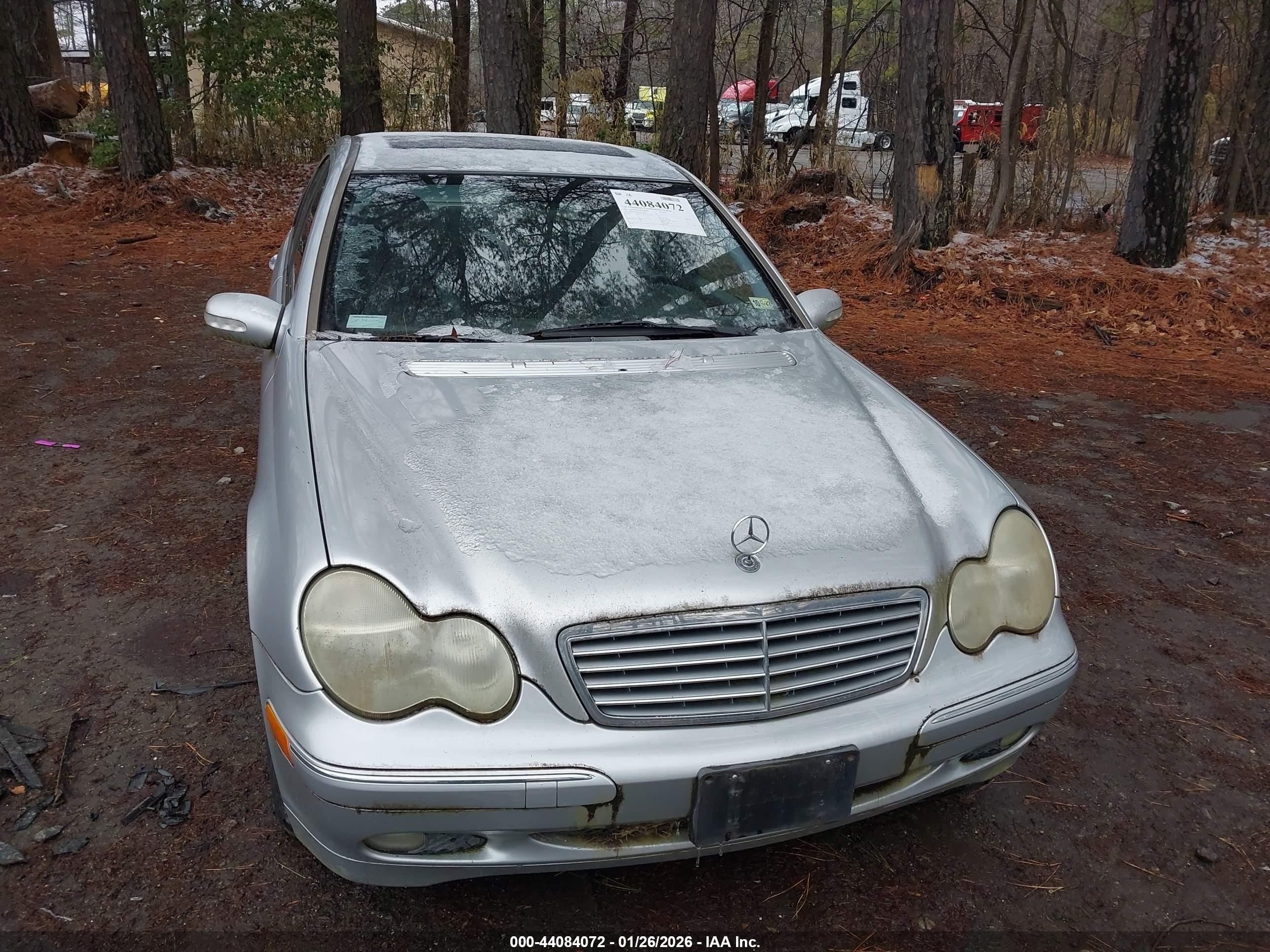 2001 Mercedes-benz C 320   Silver vin: WDBRF64J31F035348