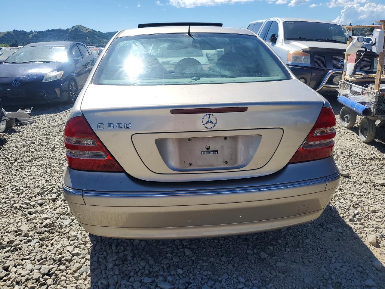 2001 Mercedes-benz C 320 Tan vin: WDBRF64J31F050044