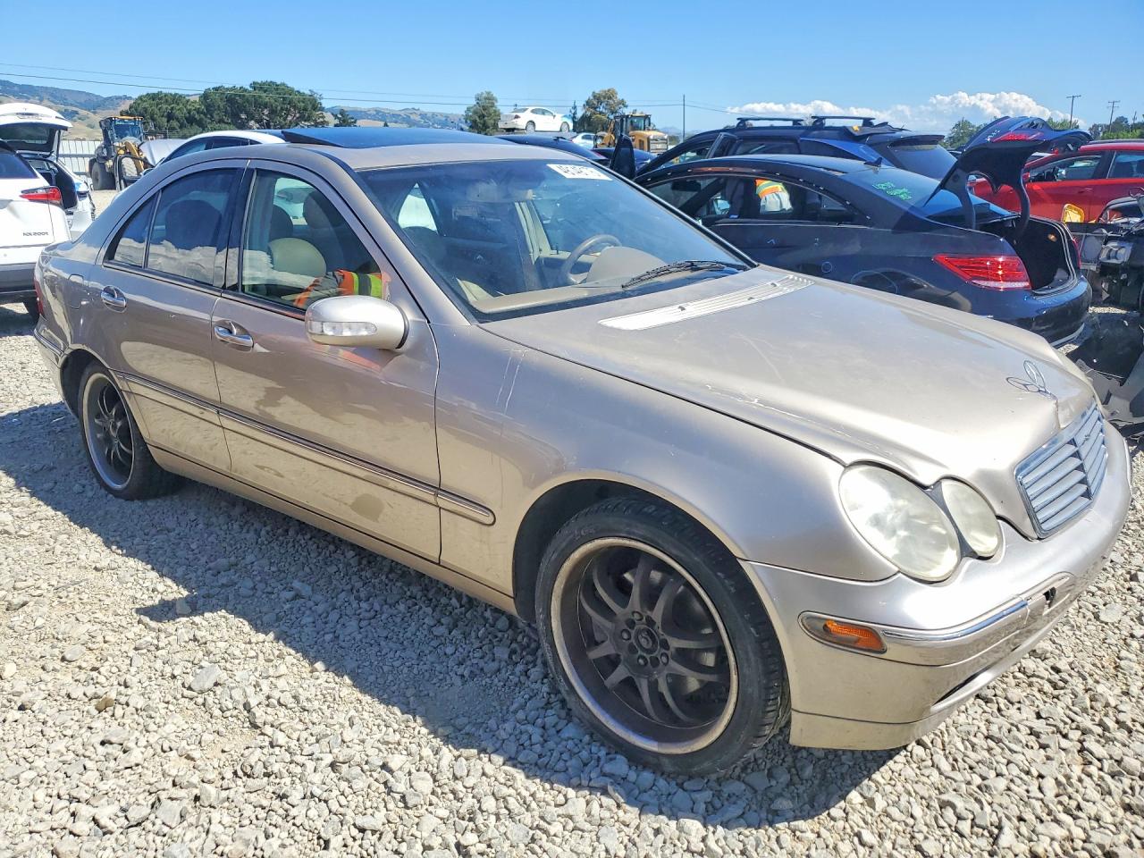 2001 Mercedes-benz C 320 Tan vin: WDBRF64J31F050044