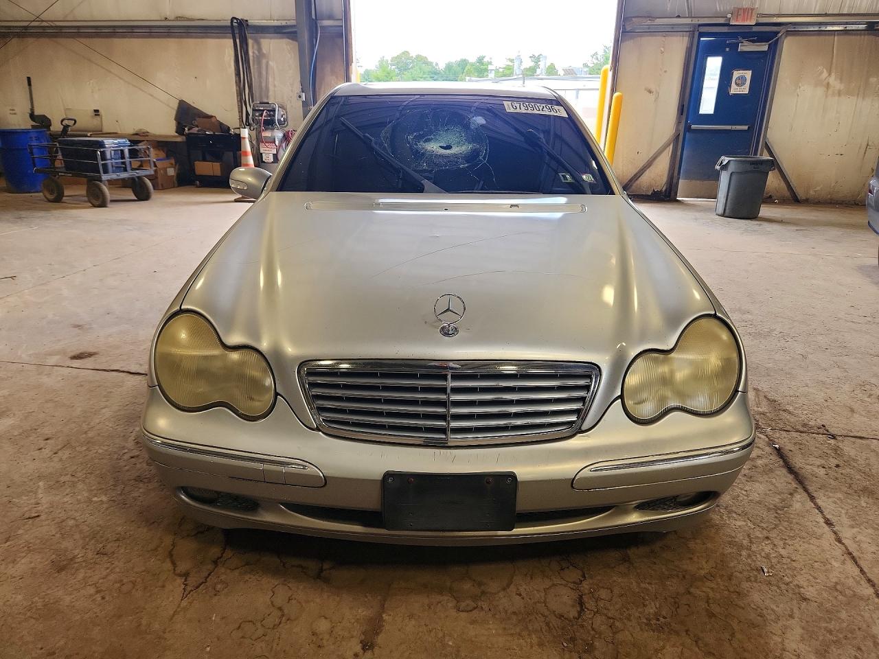 2001 Mercedes-benz C 320 Silver vin: WDBRF64J31F086025