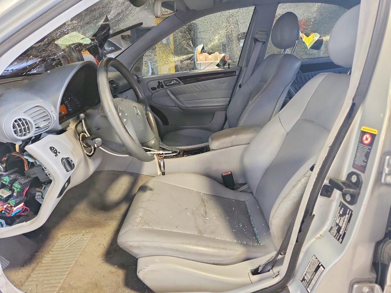 2001 Mercedes-benz C 320 Silver vin: WDBRF64J31F086025