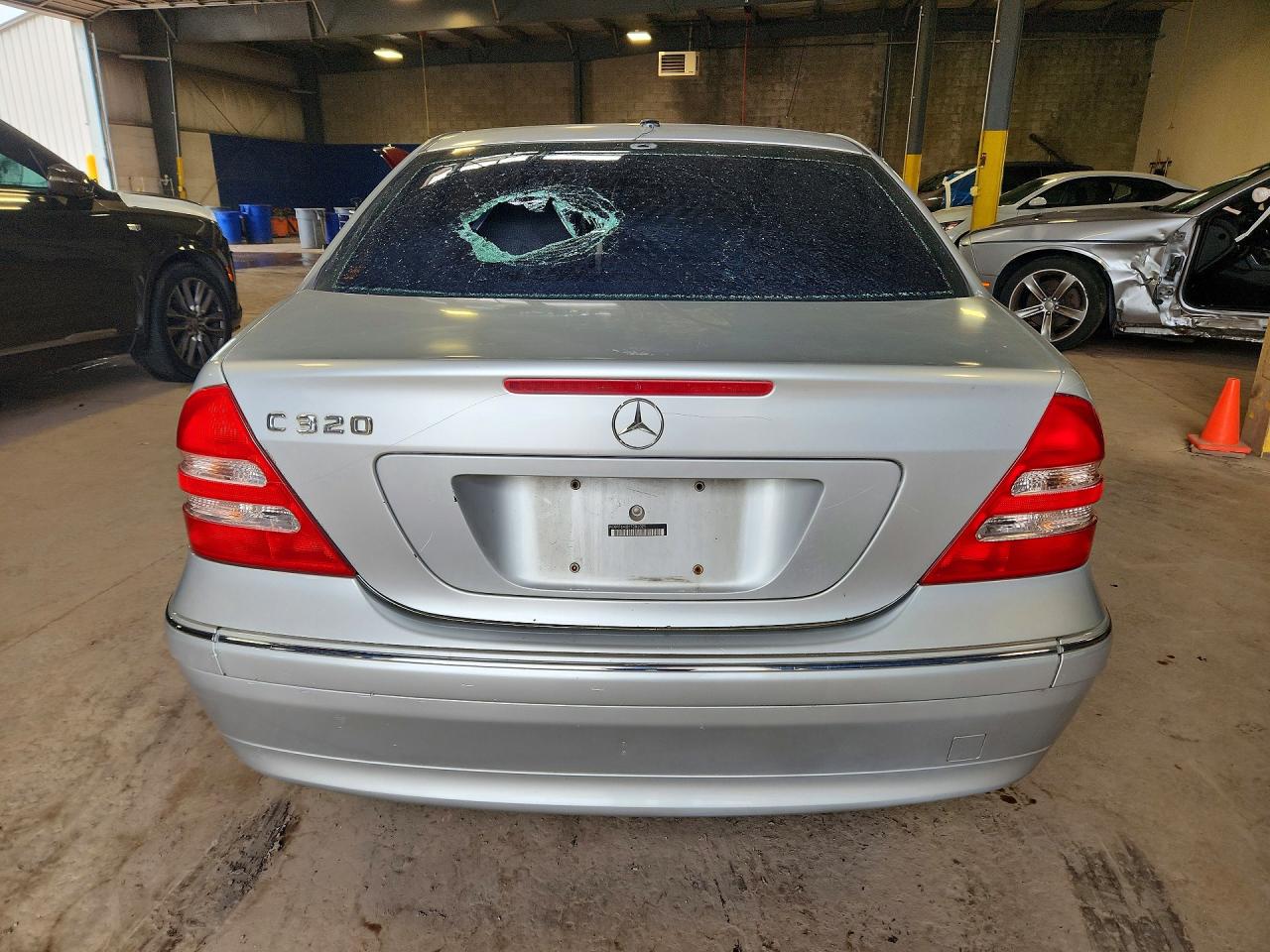 2001 Mercedes-benz C 320 Silver vin: WDBRF64J31F086025