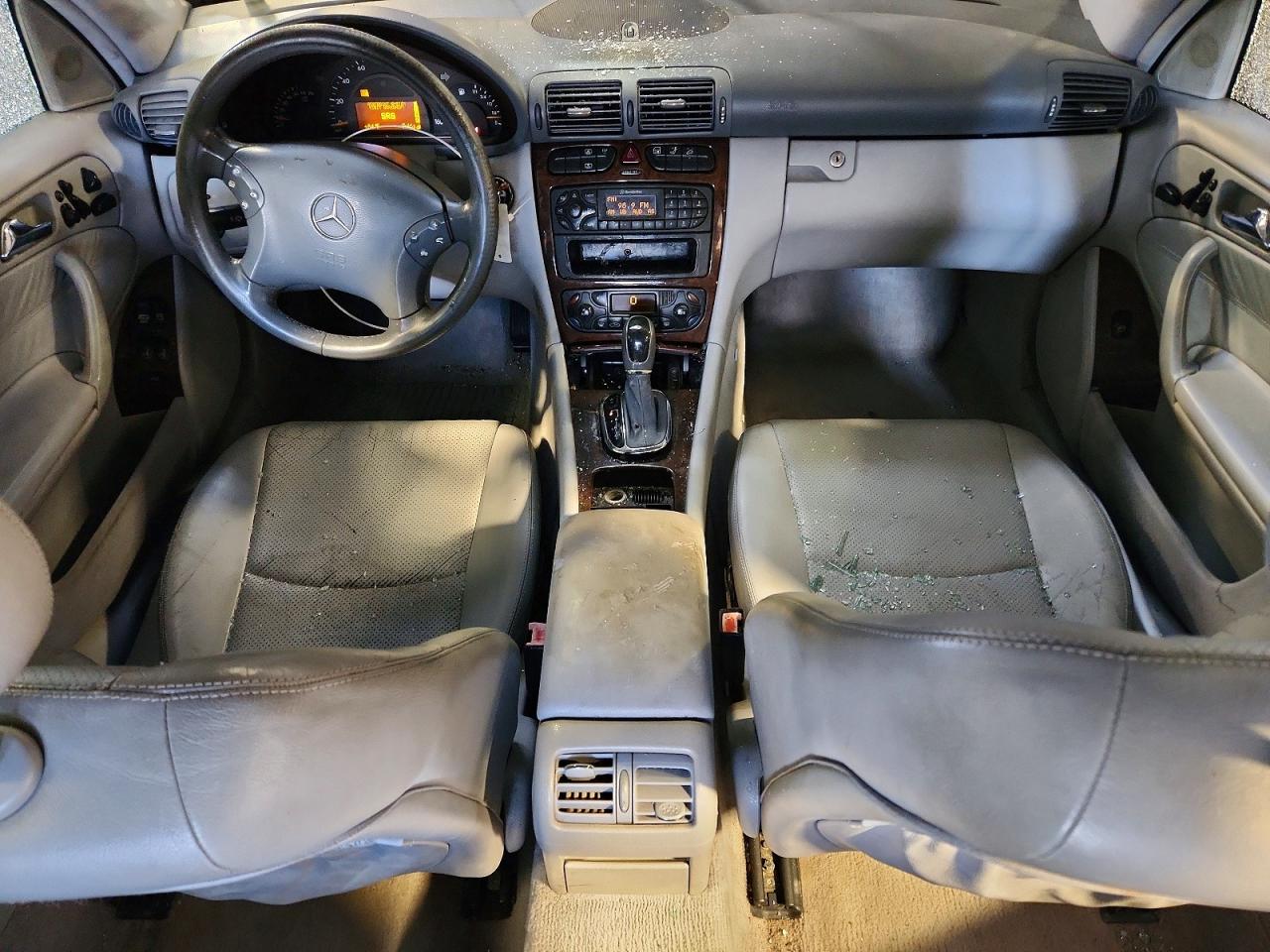 2001 Mercedes-benz C 320 Silver vin: WDBRF64J31F086025