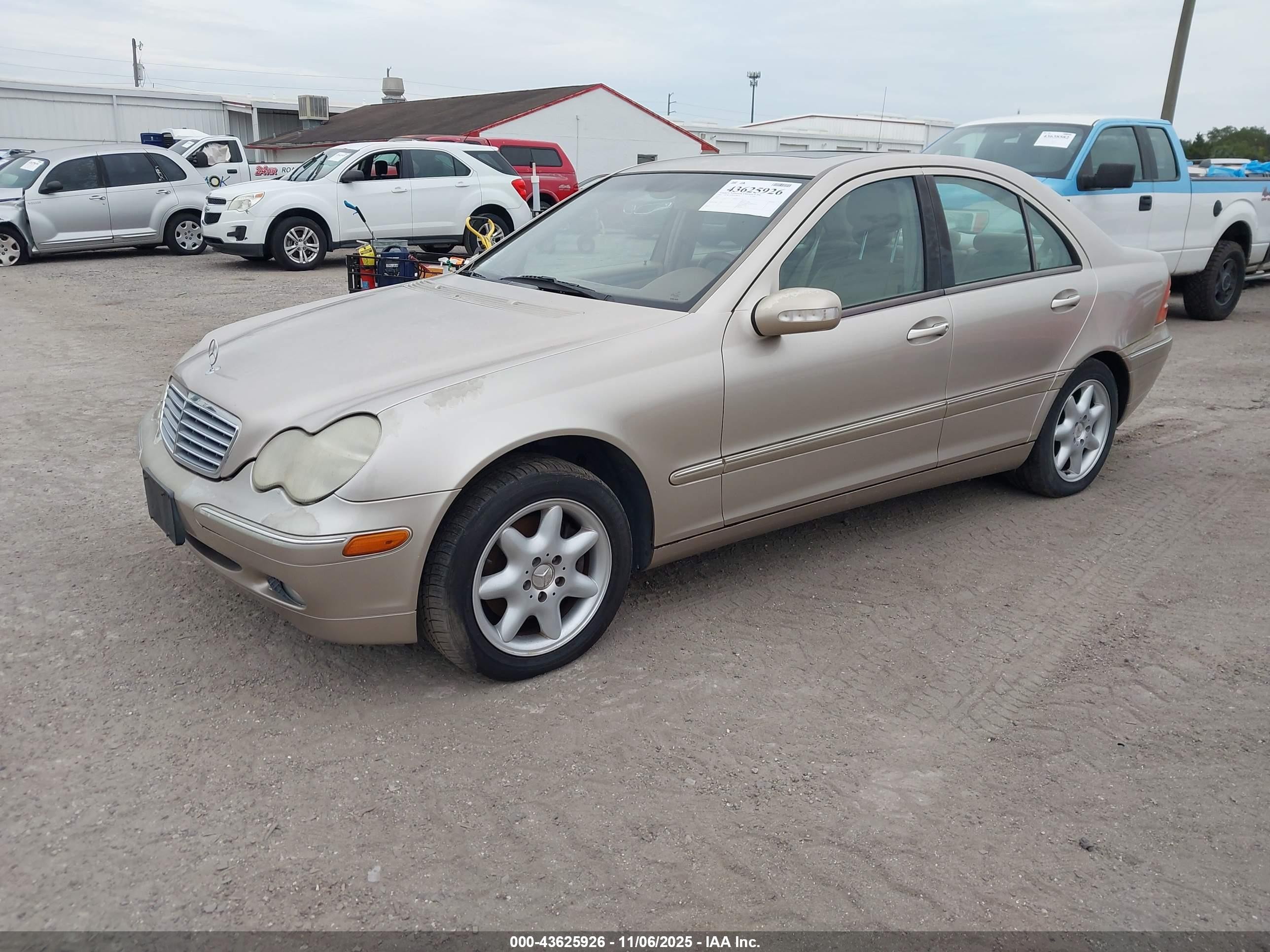 2001 Mercedes-benz C 320 Gold vin: WDBRF64J31F116706