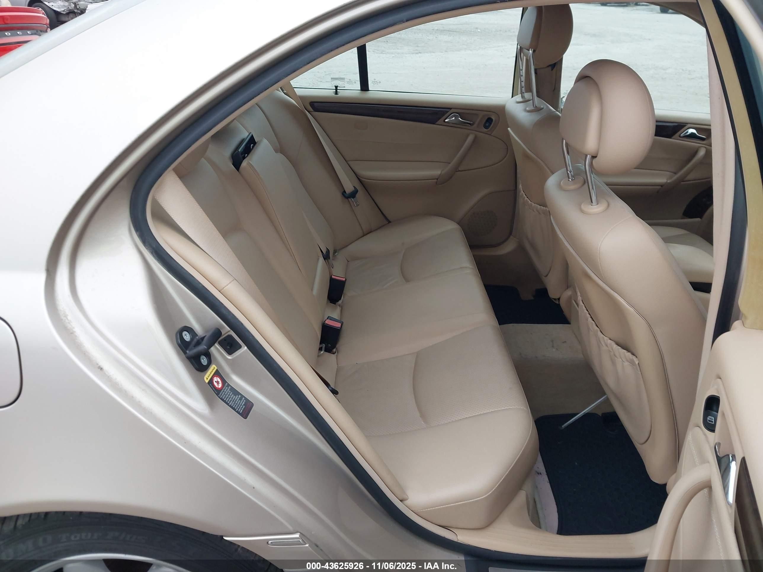 2001 Mercedes-benz C 320 Gold vin: WDBRF64J31F116706