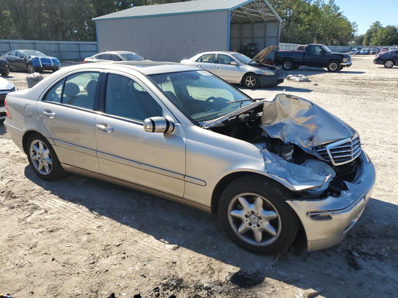 2004 Mercedes-benz C 320 Tan vin: WDBRF64J34F462758
