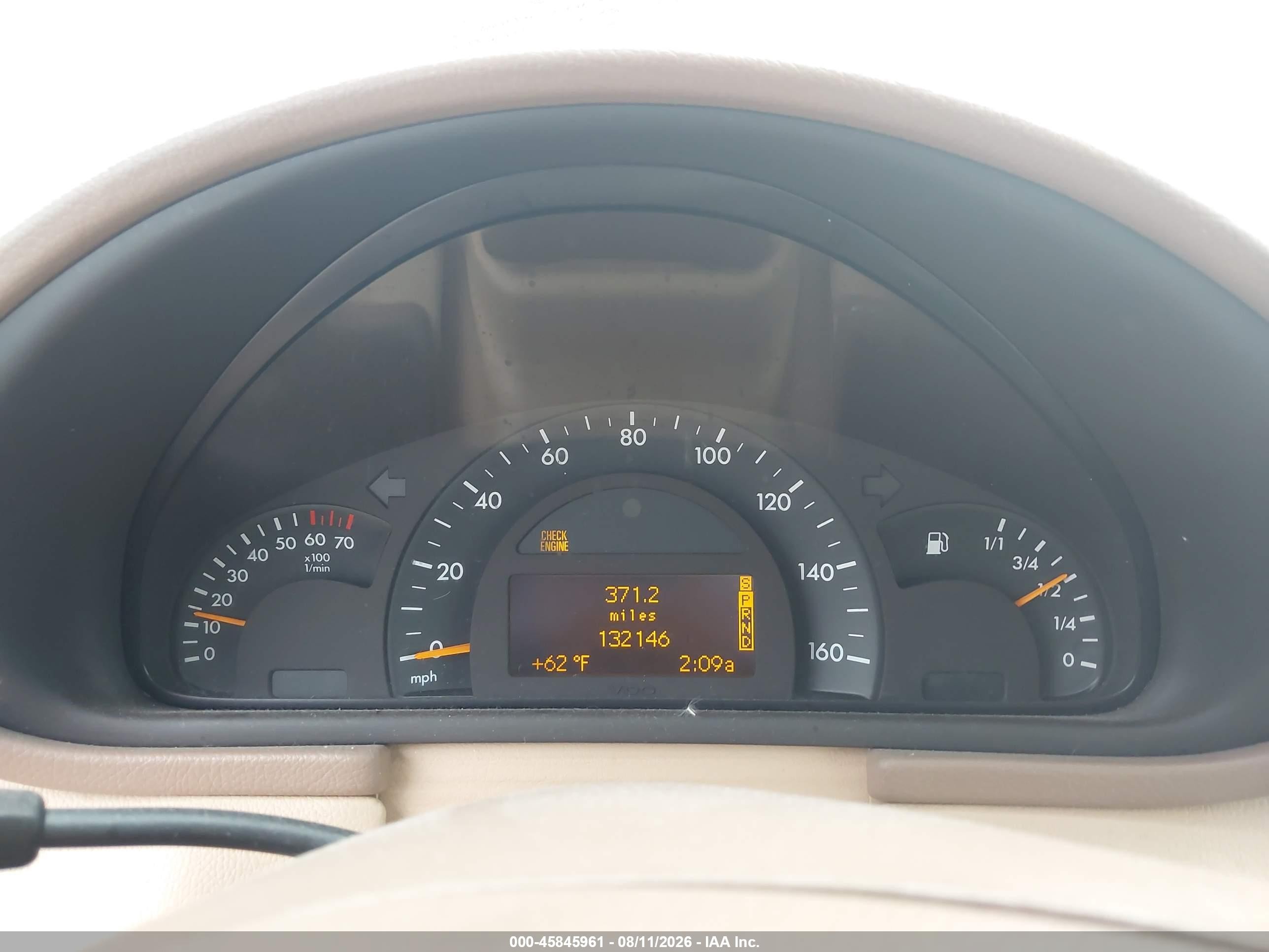 2001 Mercedes-benz C 320   Gold vin: WDBRF64J41F019689
