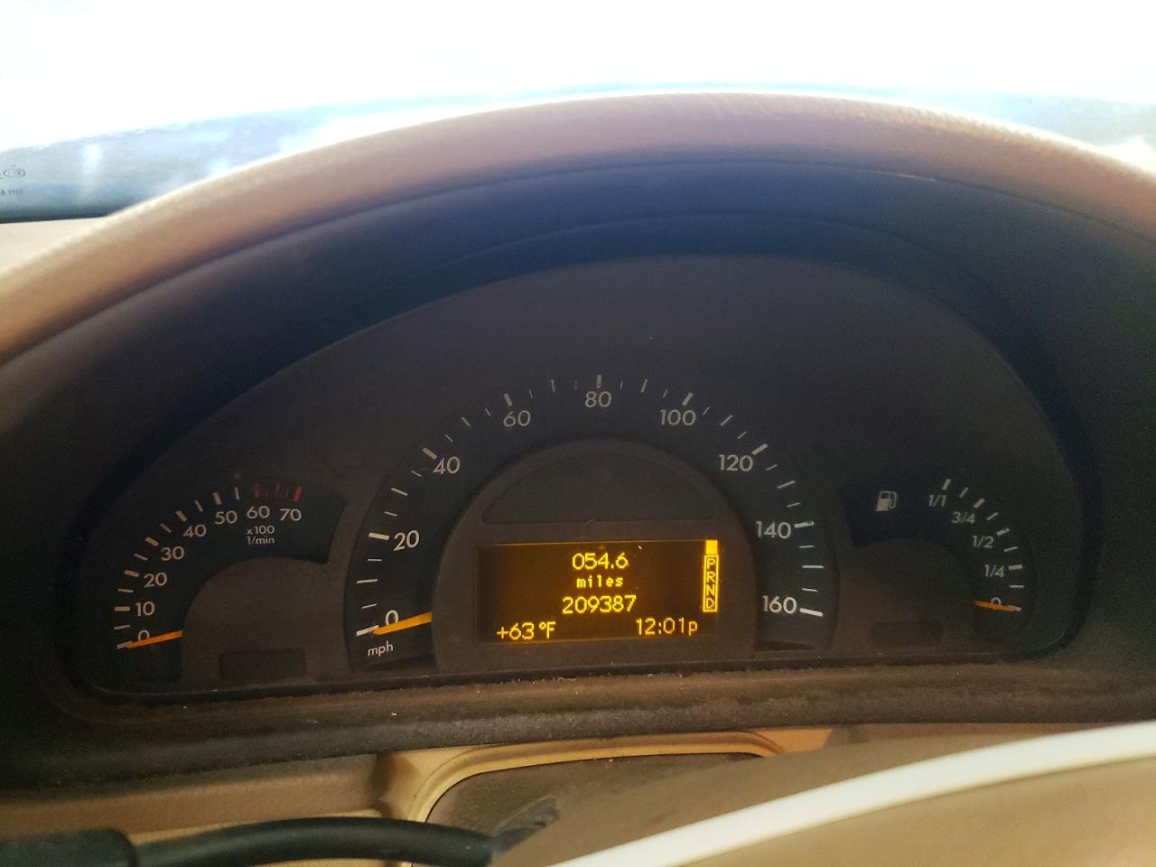 2001 Mercedes-benz C 320 Black vin: WDBRF64J41F044530