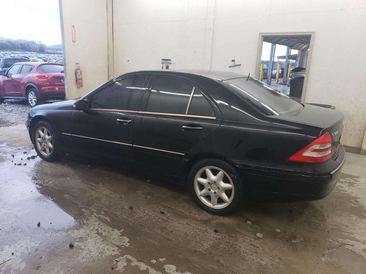2001 Mercedes-benz C 320 Black vin: WDBRF64J41F044530 Damage: Left Qtr Panel, Scraped, 2 To 3 Inches