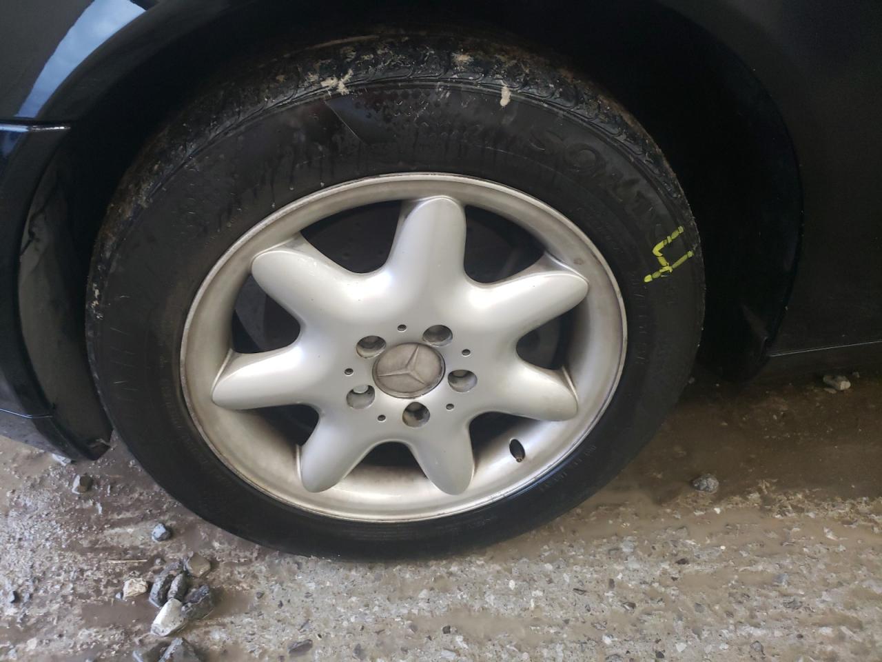 2001 Mercedes-benz C 320 Black vin: WDBRF64J41F044530 Damage: Left Front Wheel, Curb Rash, 5 To 6 Inches